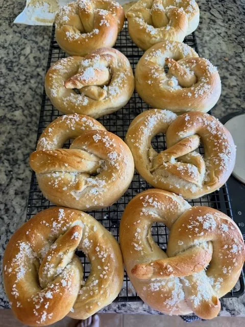 Sourdough Pretzels