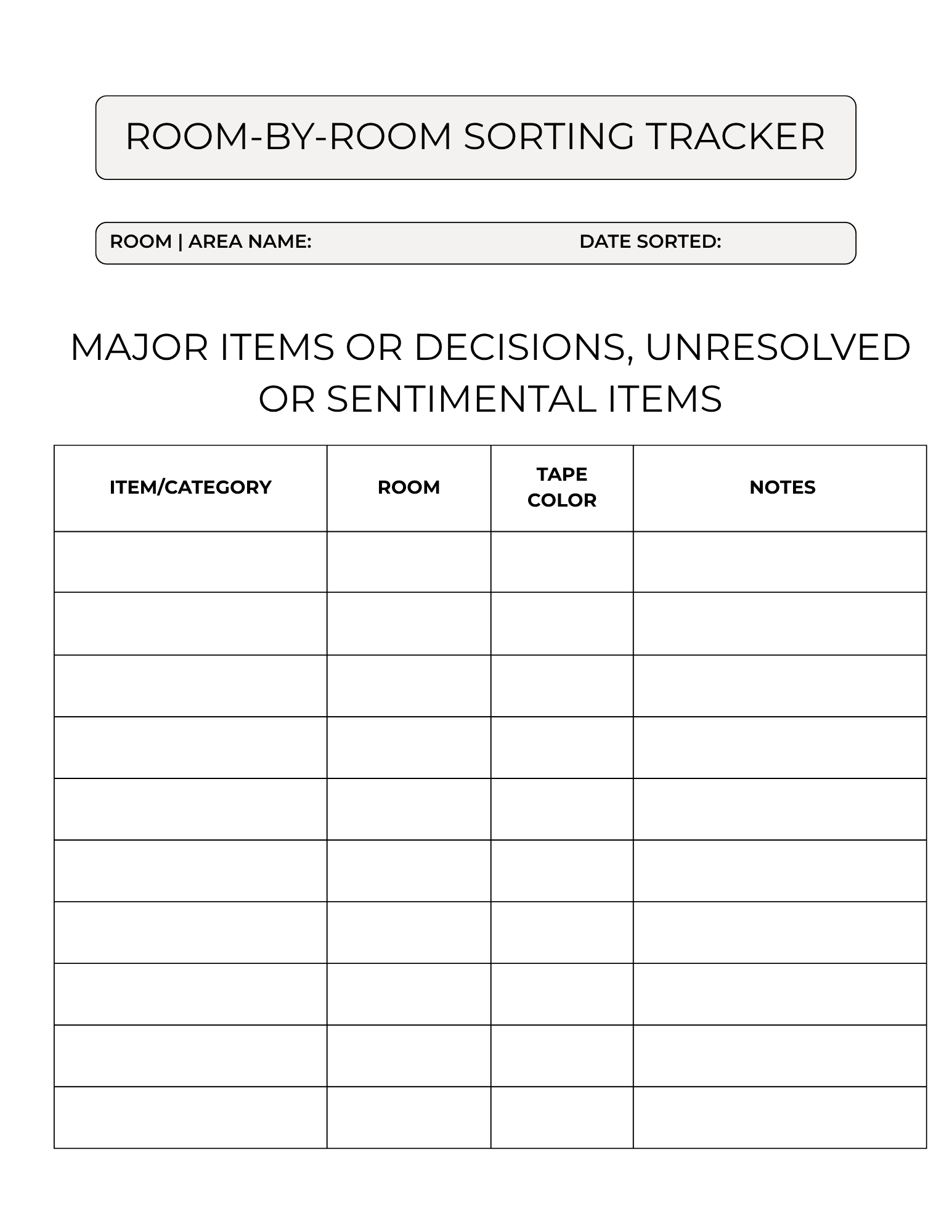 Parent Home Transition System