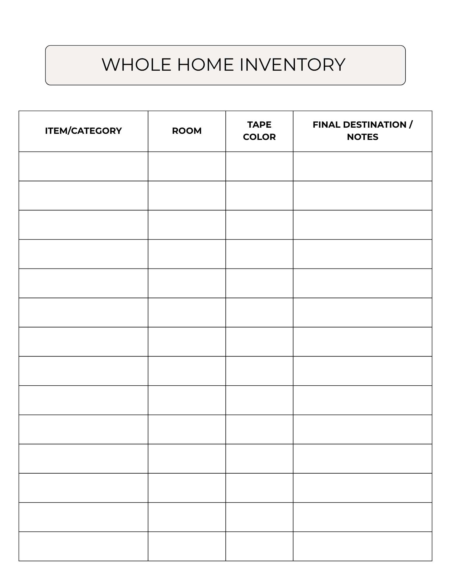 Parent Home Transition System
