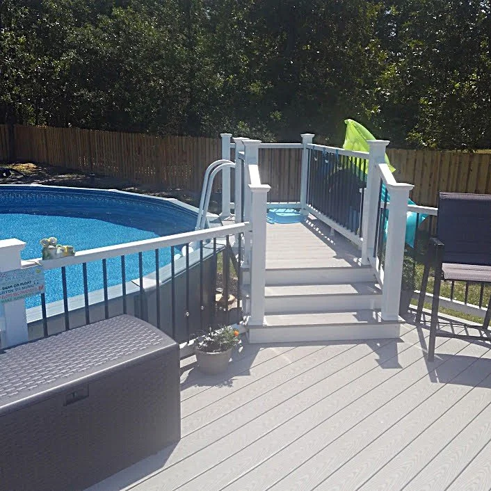 decks entertaining wood composite contractor