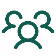Three users icon