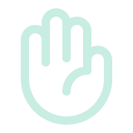 Hand palm icon