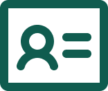 Identification card icon