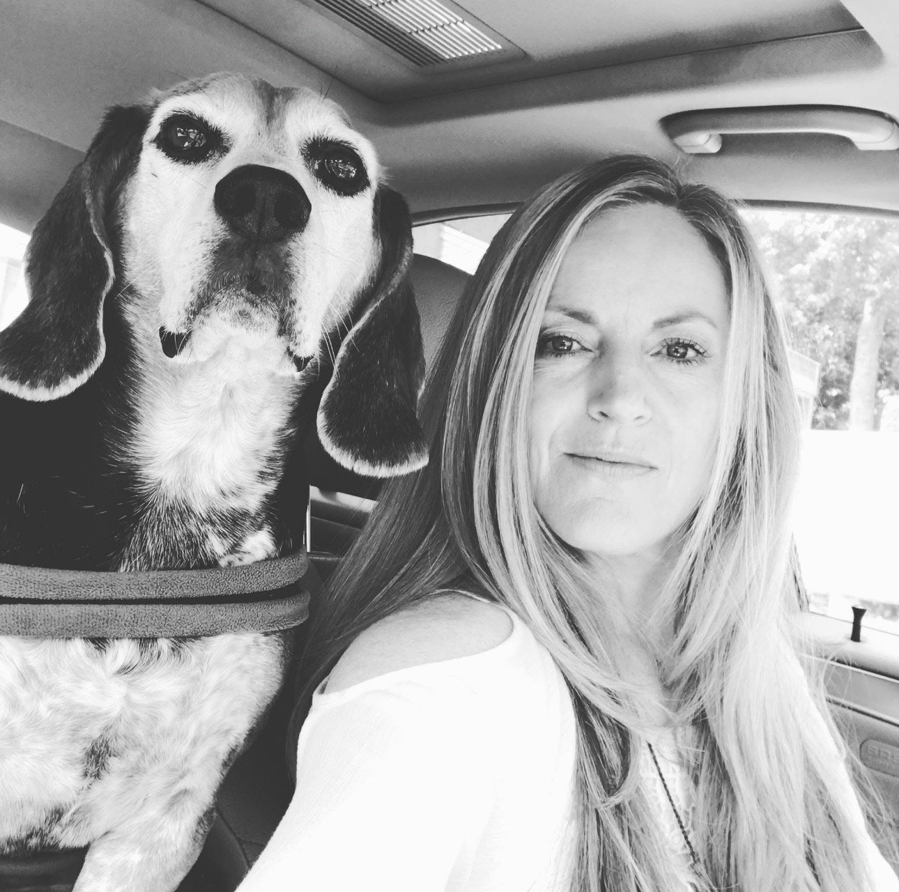 Jacinta Wagoner licensed acupuncturist and her dog