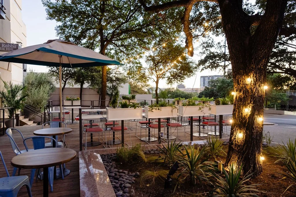  Outdoor seating at restaurant 