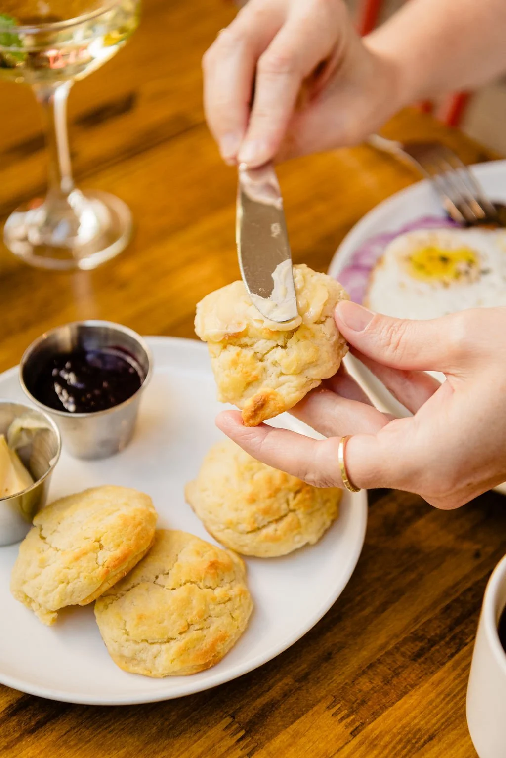  Buttery home made biscuits 