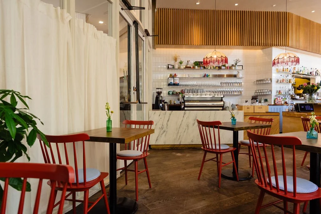 Coffee bar at brunch in downtown Austin restaurant