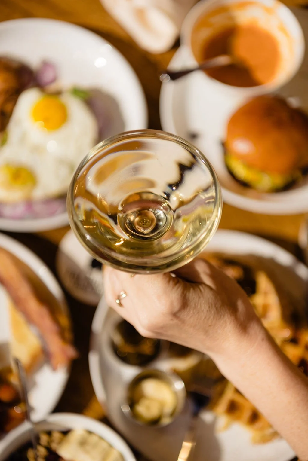 Wine with breakfast is always a smart choice