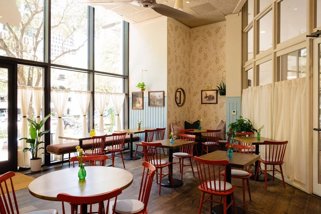 Downtown Austin TX brunch restaurant interior decor