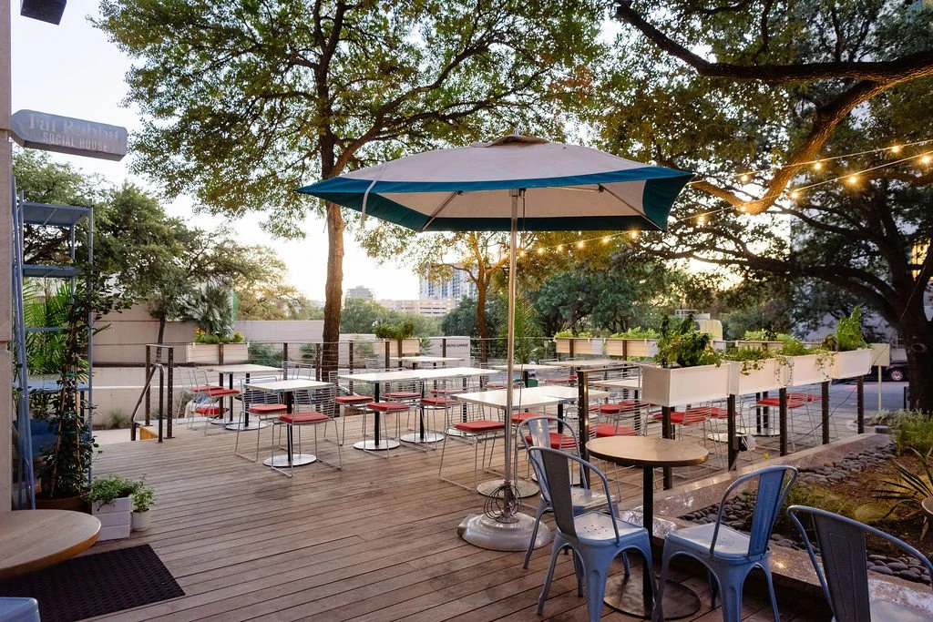 Patio views for SXSW food