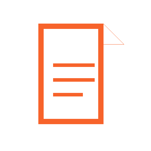 Icon of a document or file with lines representing text and a red outline resembling a PGP key or security document.