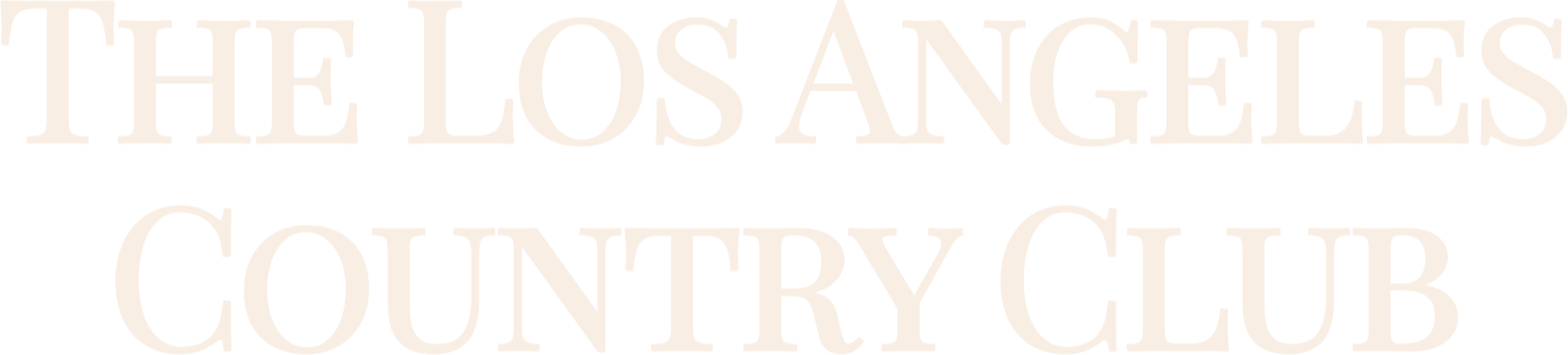 The Los Angeles Country Club Logo (Copy) (Copy)