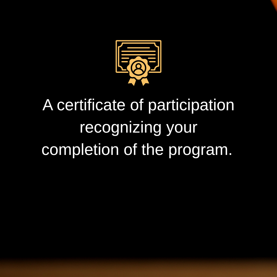 Program Completion Certificate 