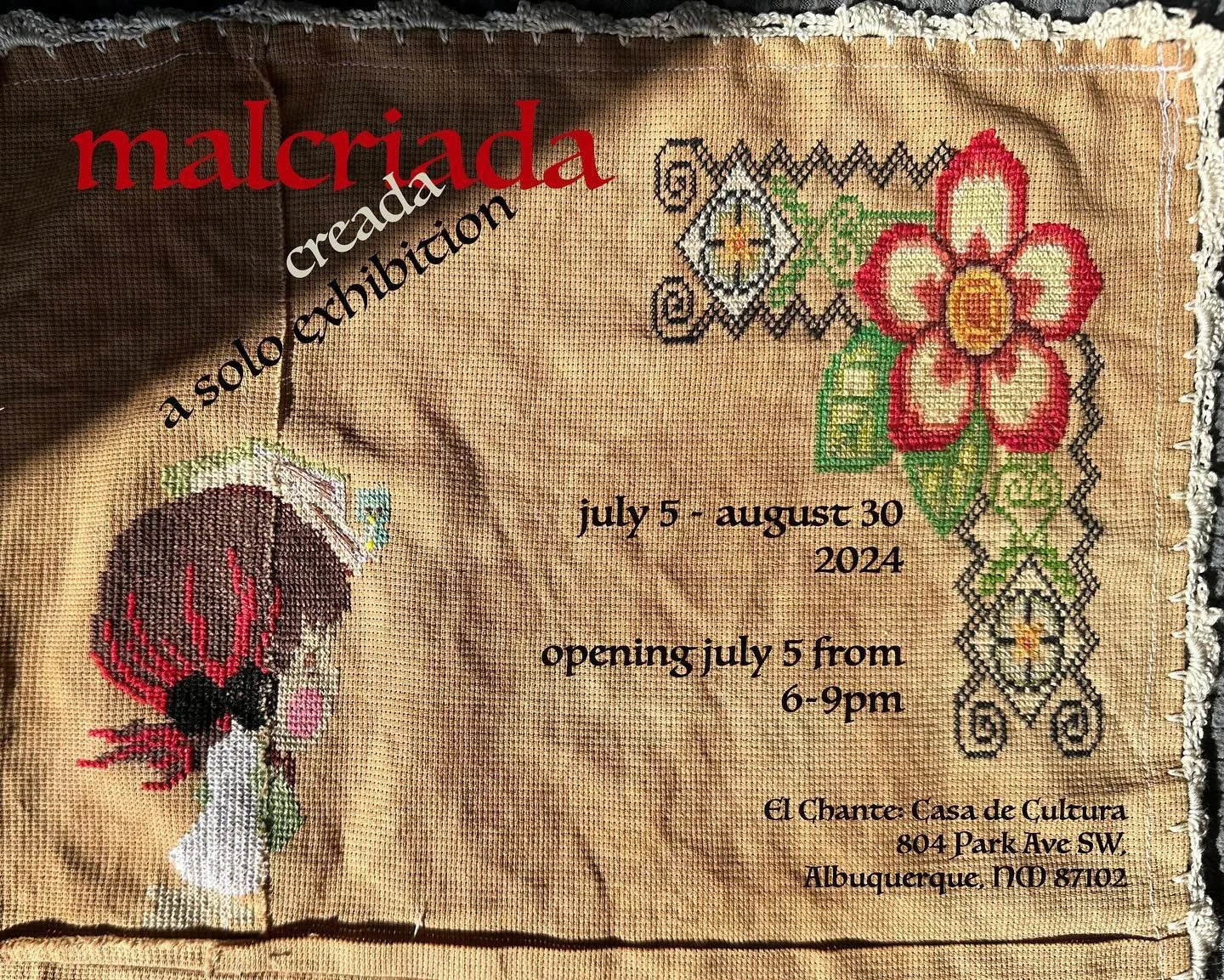 💌 your very own personal invitation

🧷✧ THIS FRIDAY @elchantecasadecultura ˚. ᵎᵎ 🎀

join me for my first ever solo exhibition! excited to be sharing lots of recent work along with some later favorites ⋆.ೃ࿔*:･exhibiting at home, in abq, is so dear 