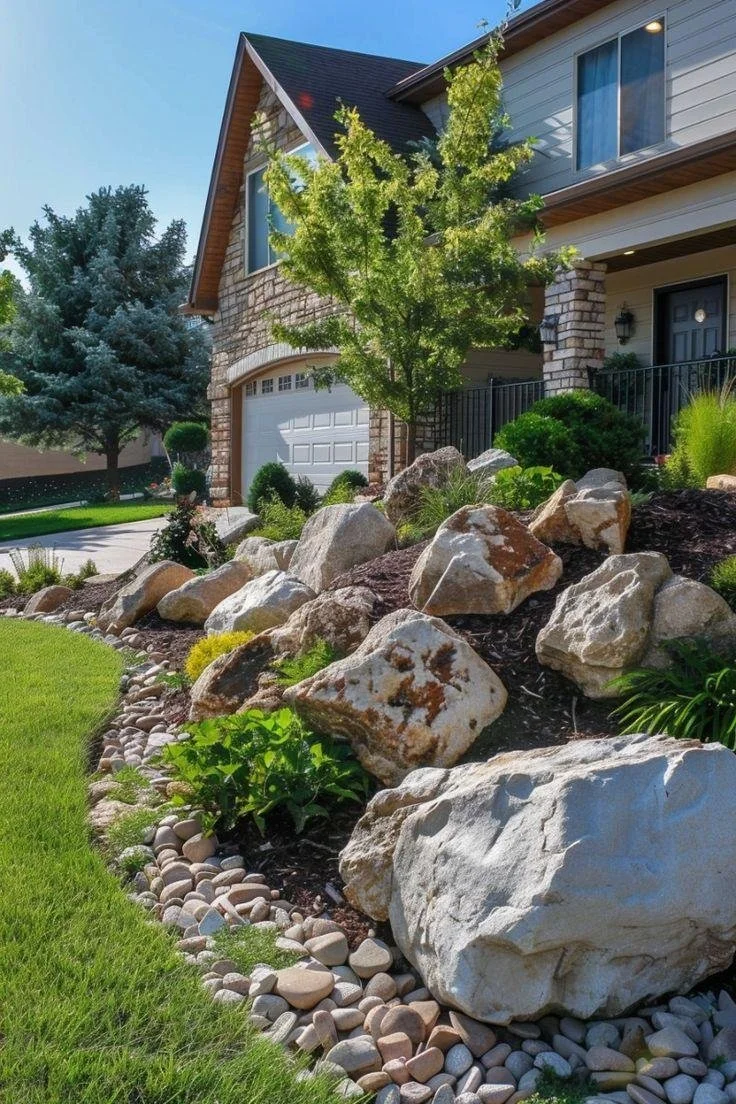 🏡 Decorative Rock & Mulch