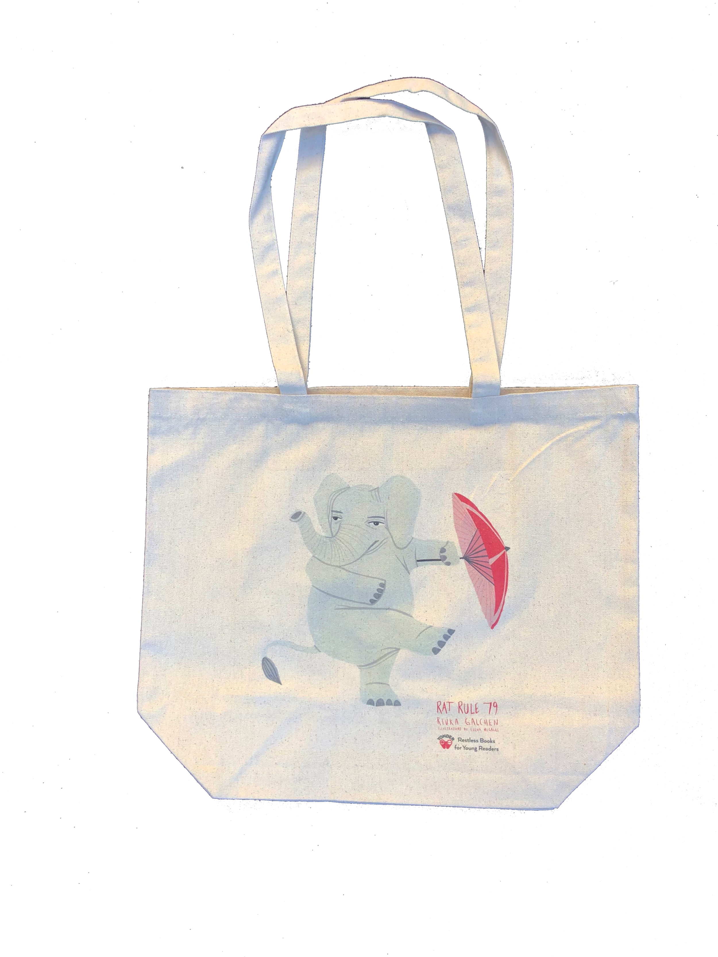 Dancing Elephant Tote Bag