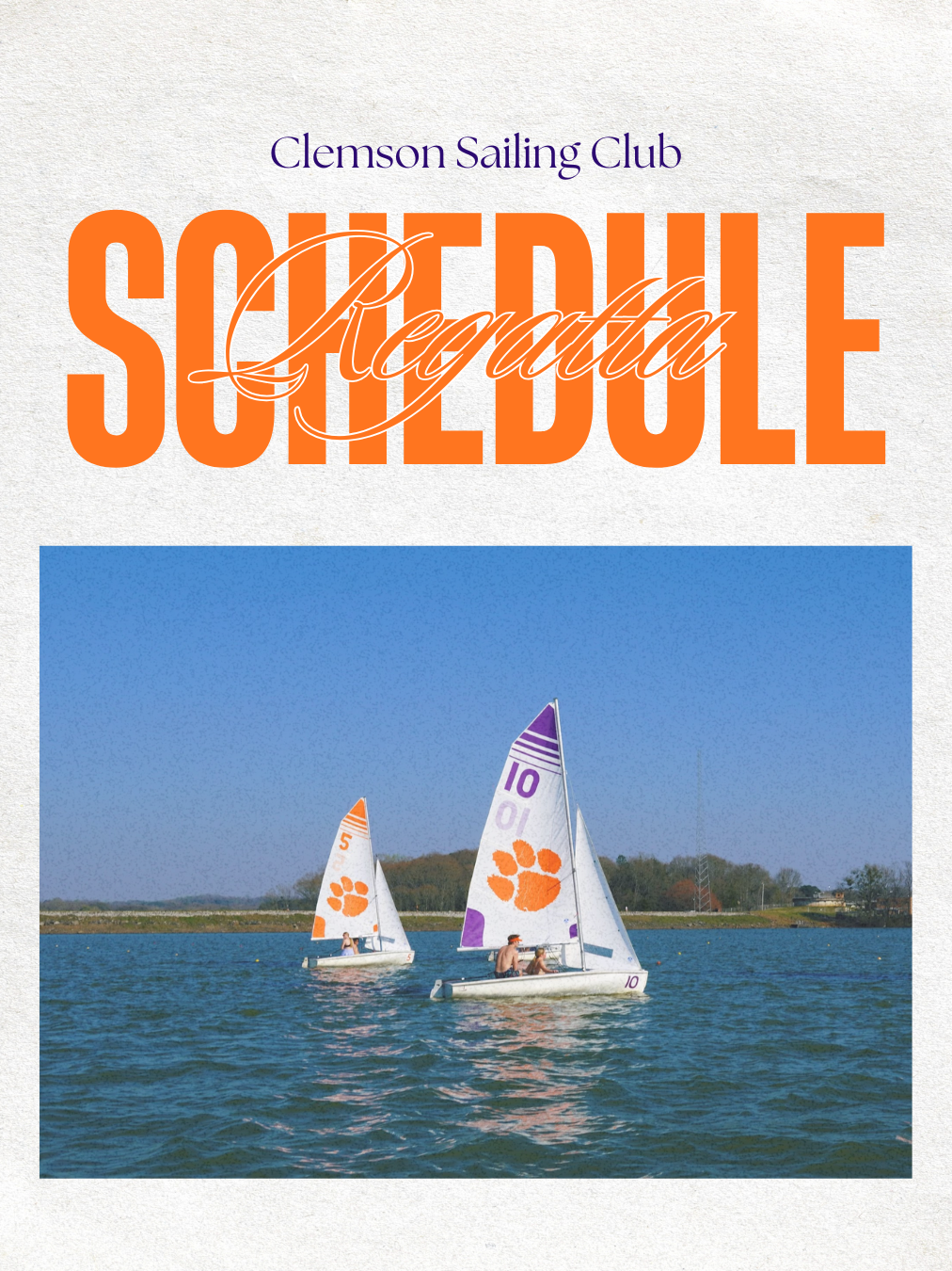 An Instagram post created in Canva for the beginning of the Spring season to keep sailors, members, and family informed. 