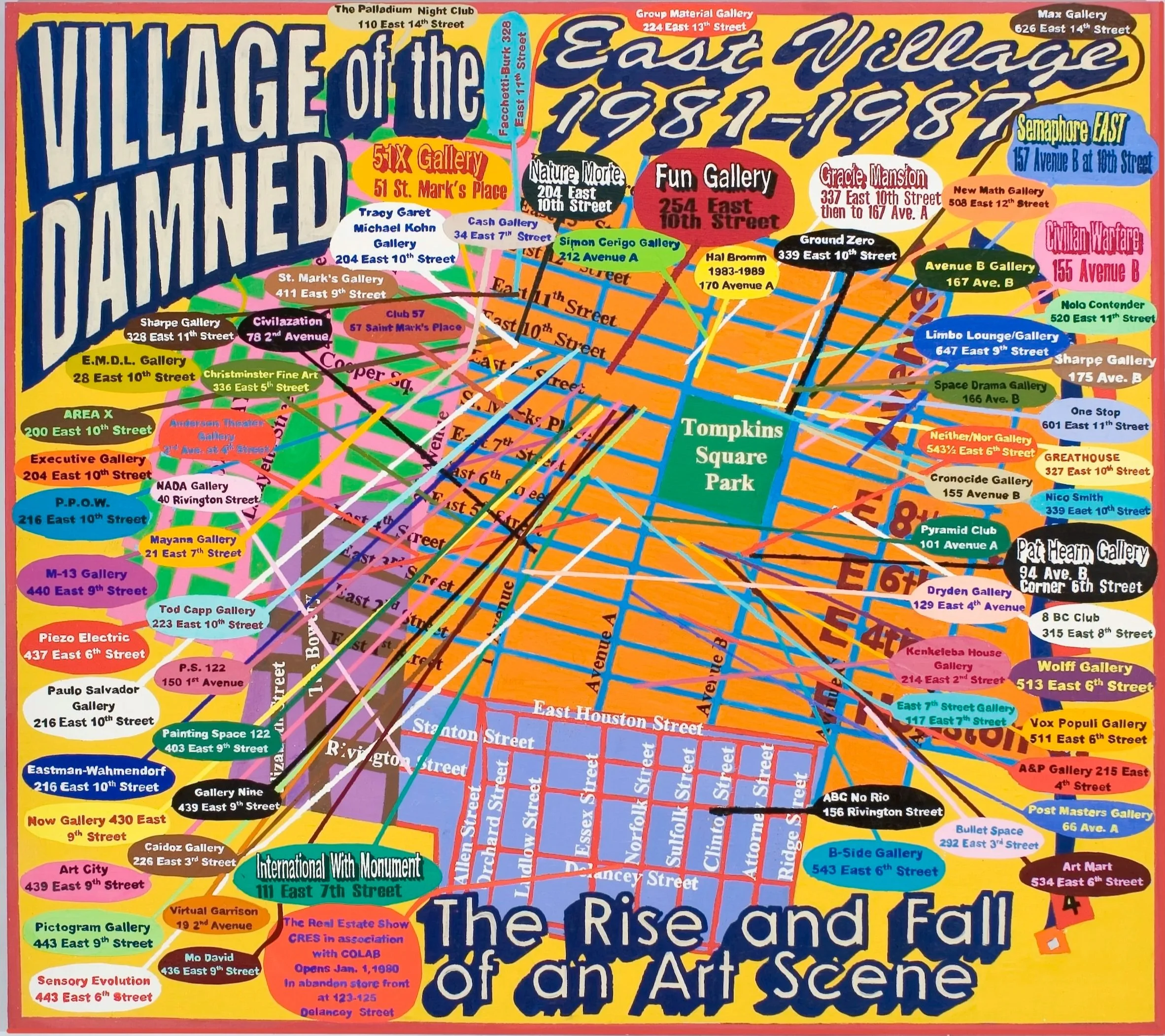 Village of the Damned, 60 x 72 in
