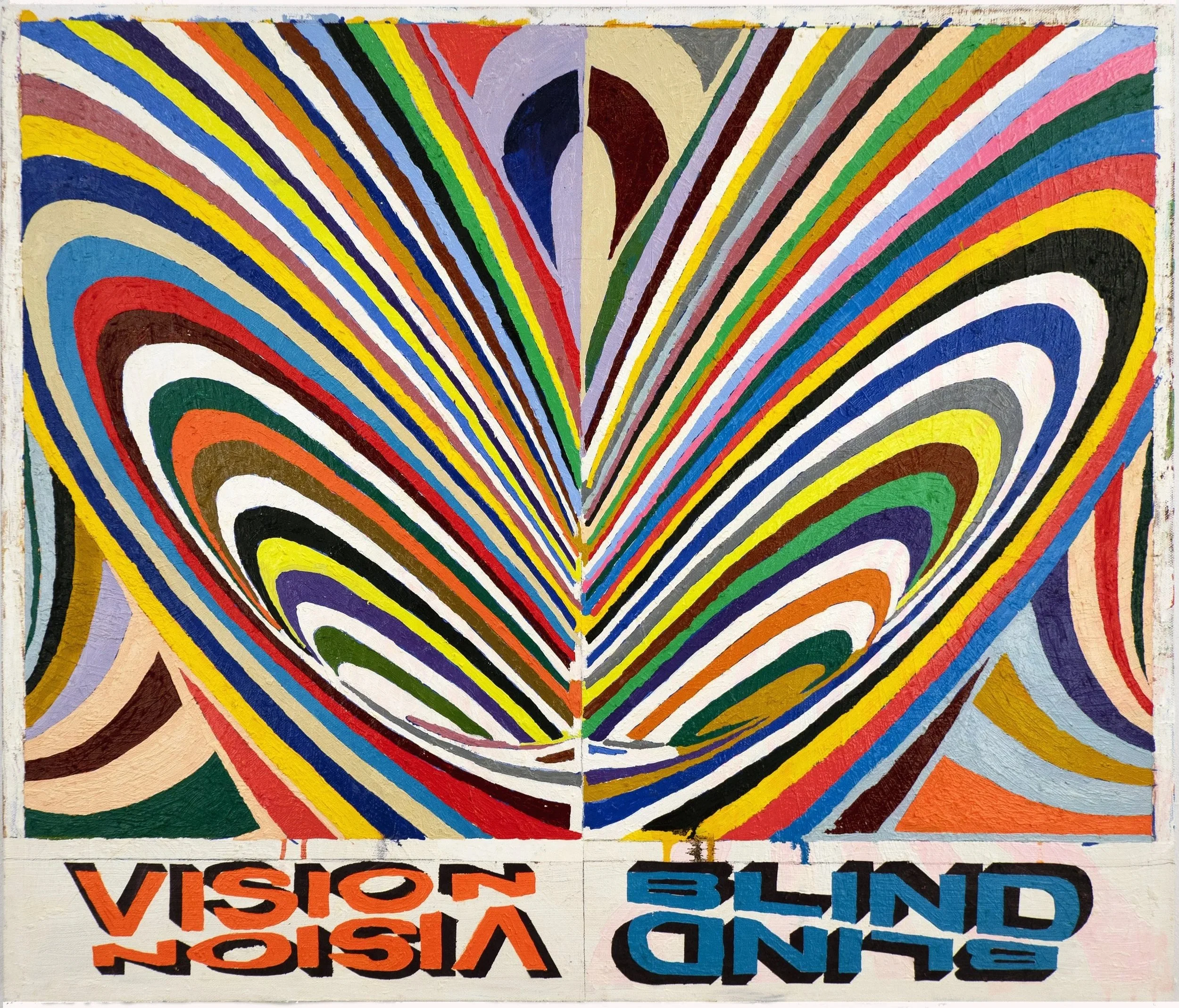 Double Vision Double Blind, 36 x 42 in