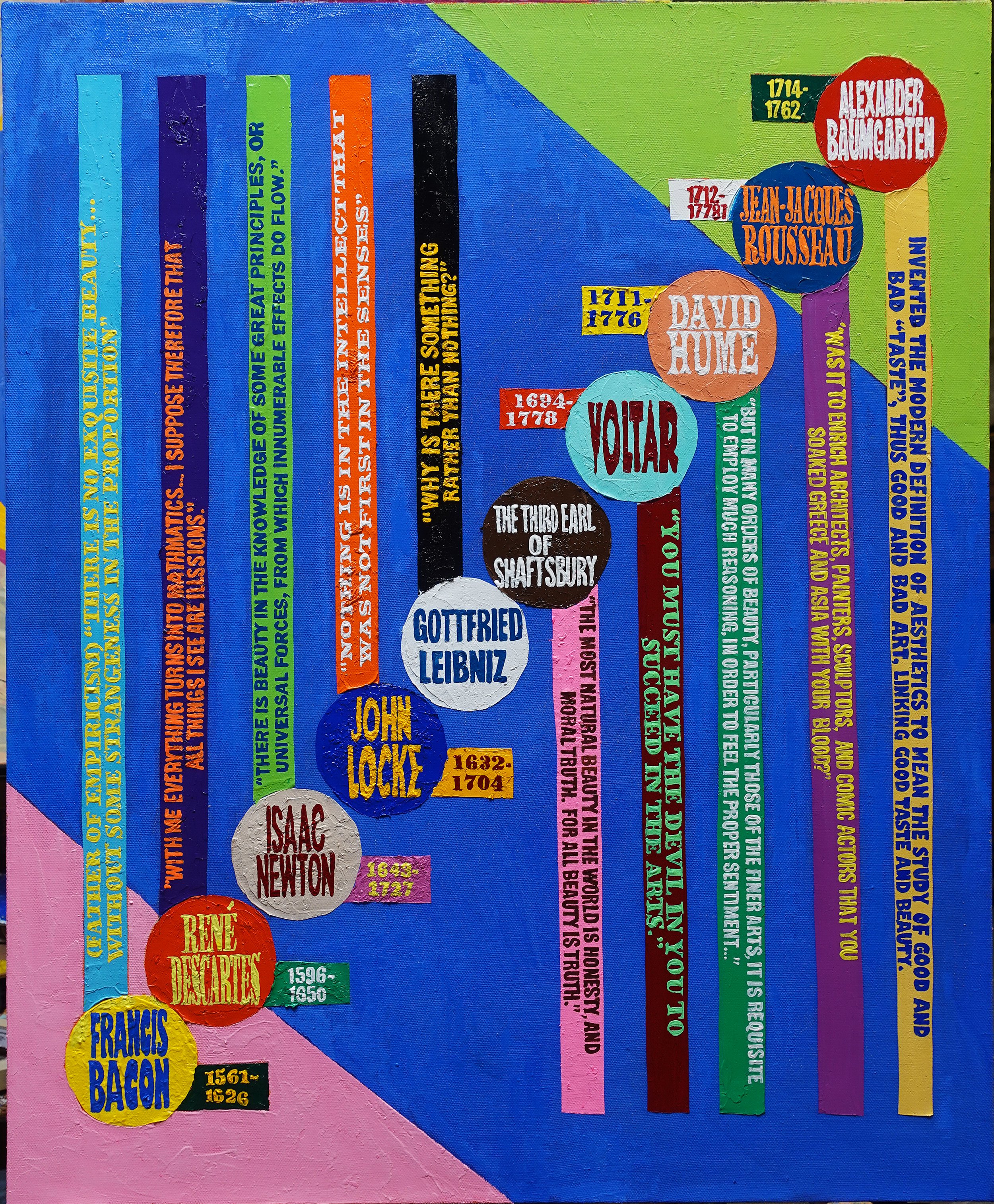 Age of Enlightenment (A History of Western Aesthetics), 36 x 30 in