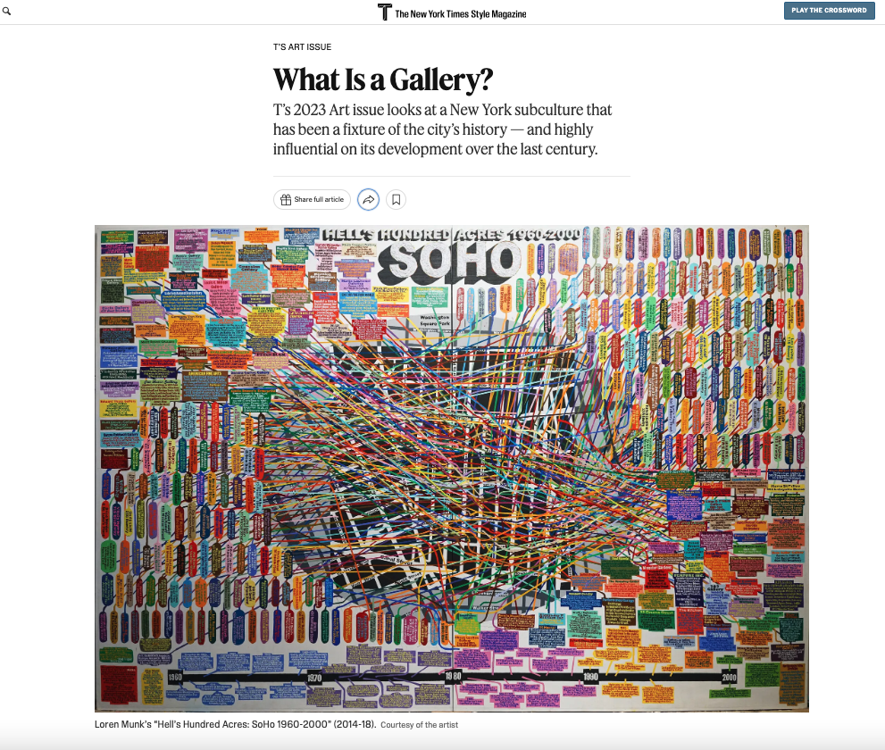 NYT, T Magazine, 2023