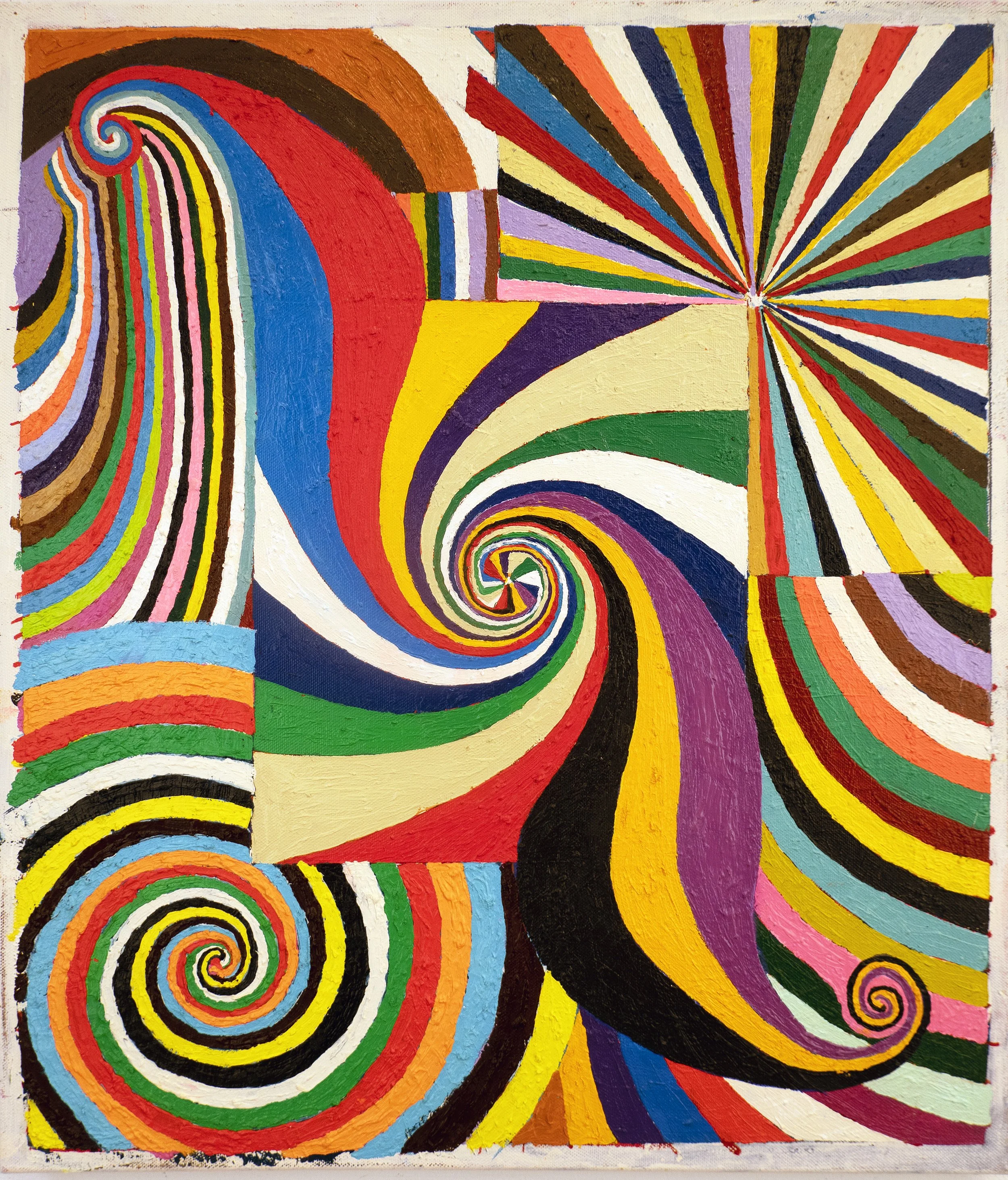 Untitled, Vortex Four Corners, 30 x 36 in