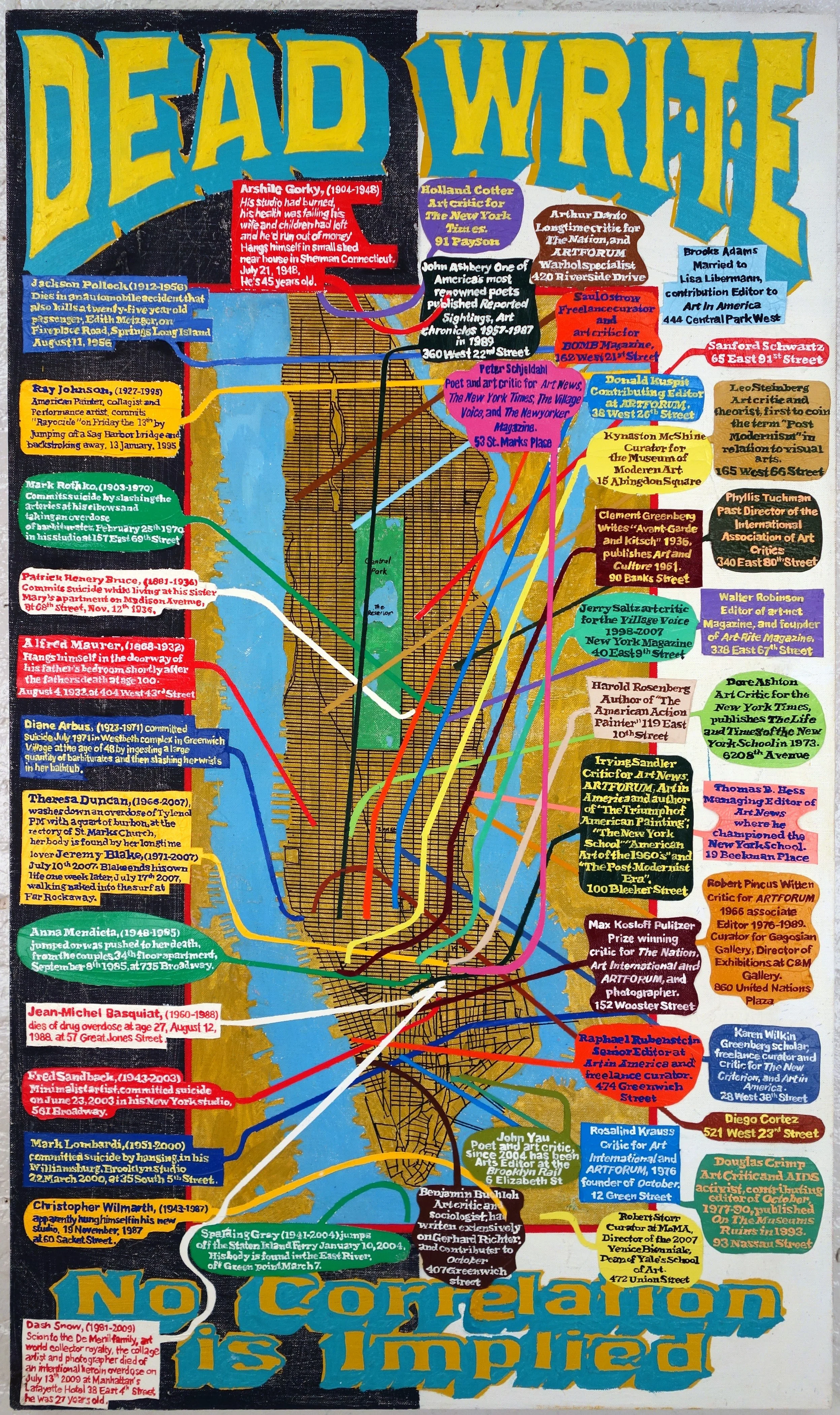 Dead Write, 60 x 36 in