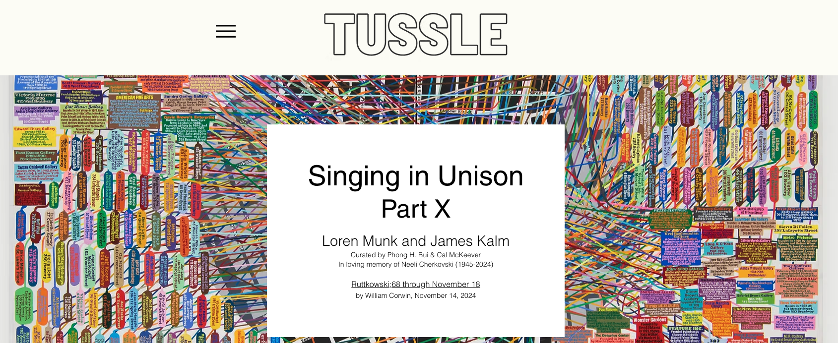 Singing in Unison Part X, William Corwin, Tussle Magazine, 2024
