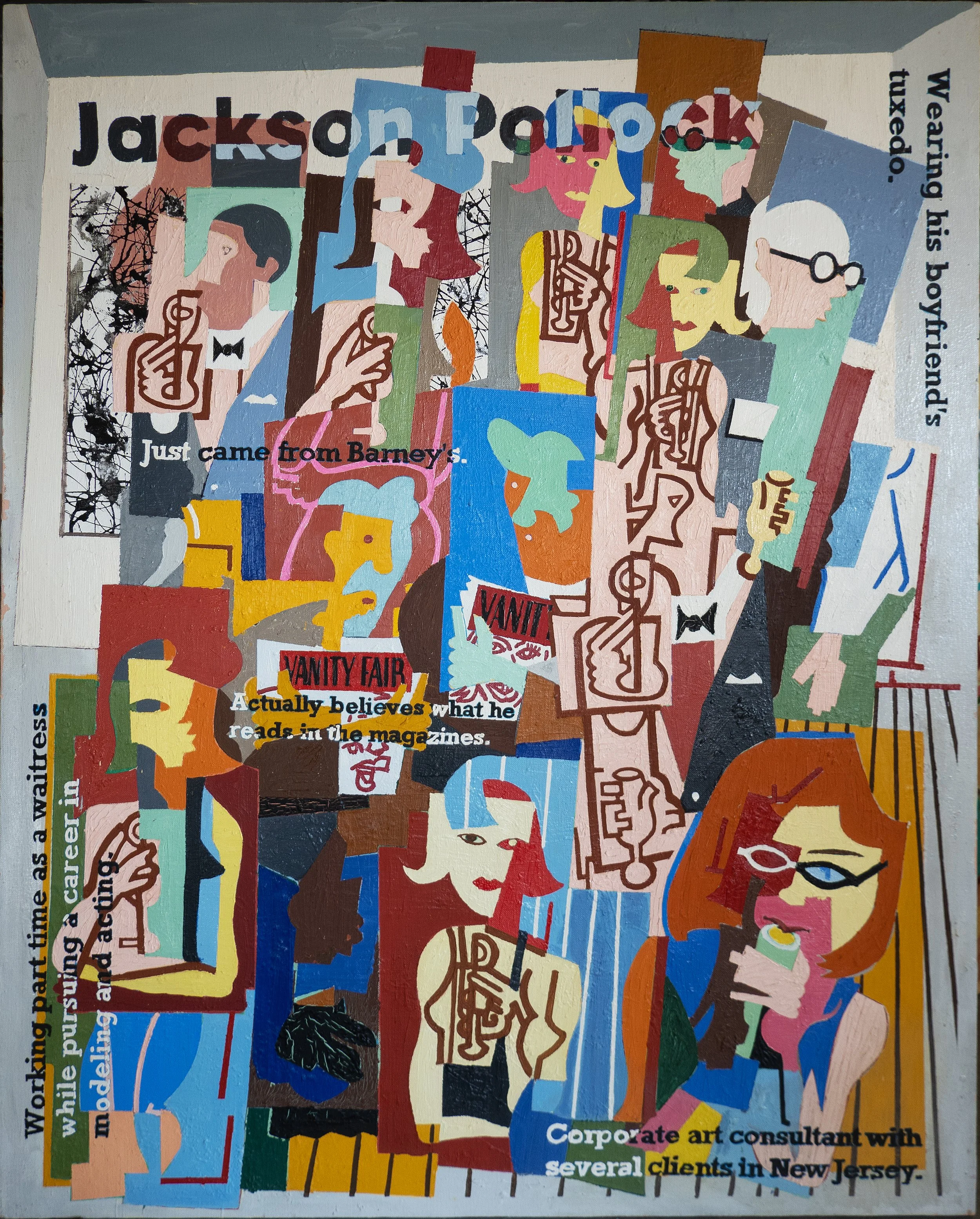 Jackson Pollock Opening at MoMa, 60 x 48 in