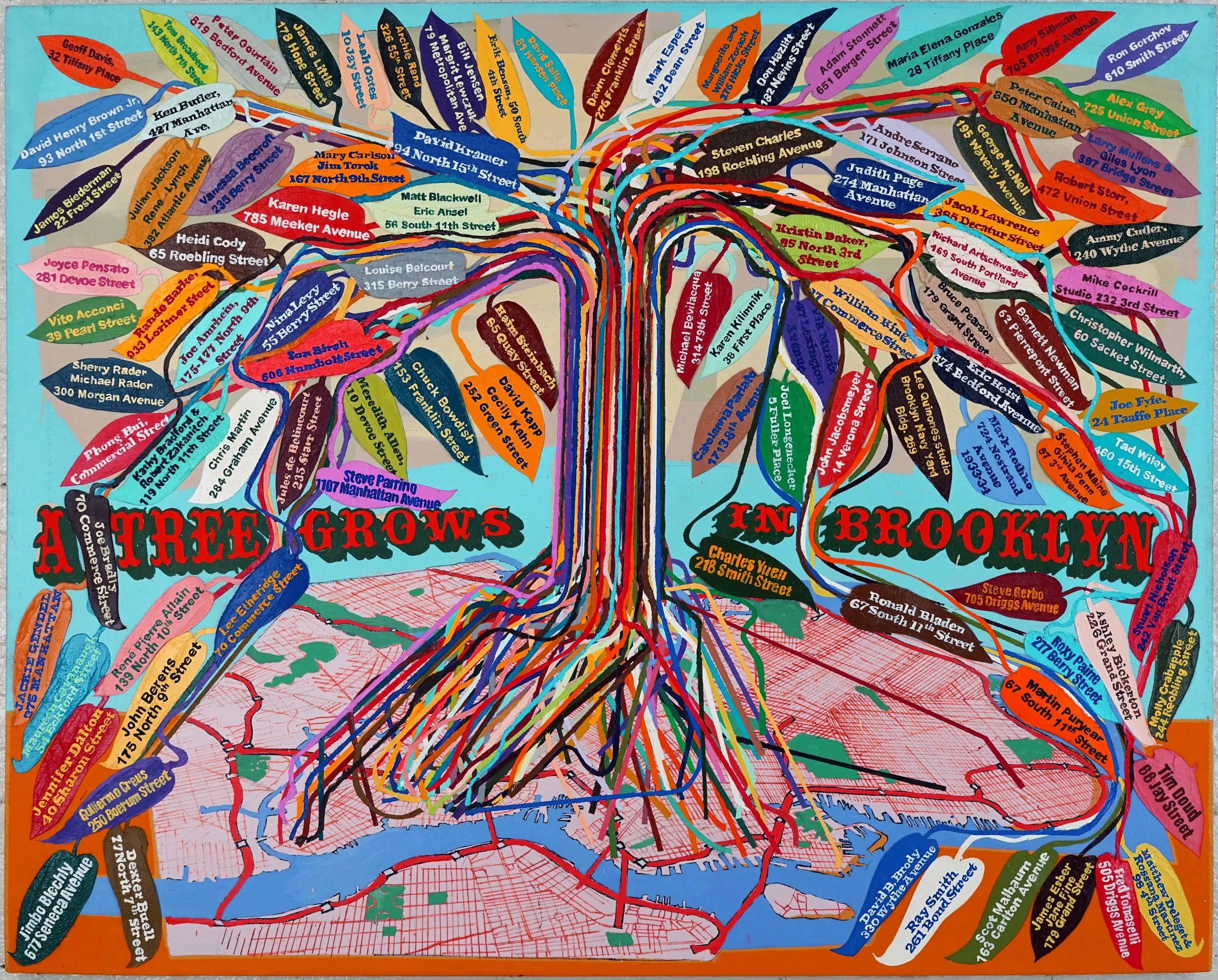 A Tree Grows in Brooklyn, 48 x 60 in