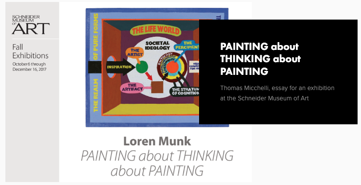 "PAINTING about THINKING about PAINTING" at the Schneider Museum of Art at Southern Oregon University, 2017