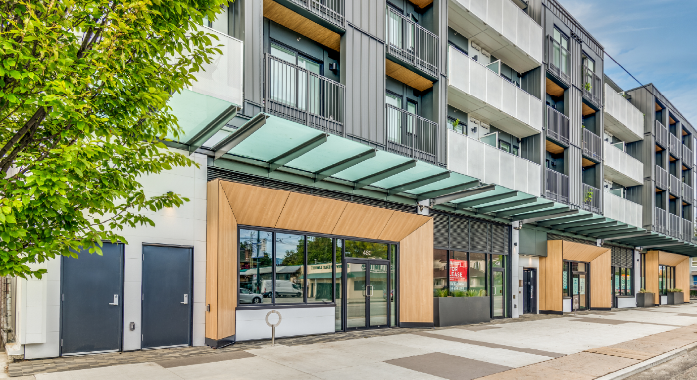 Exterior of Vida Medical Clinic located on East Broadway in Vancouver, BC