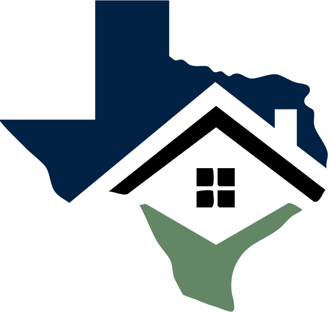 A stylized icon representing the state of Texas with a graduation cap on top, symbolizing education or graduation in Texas.