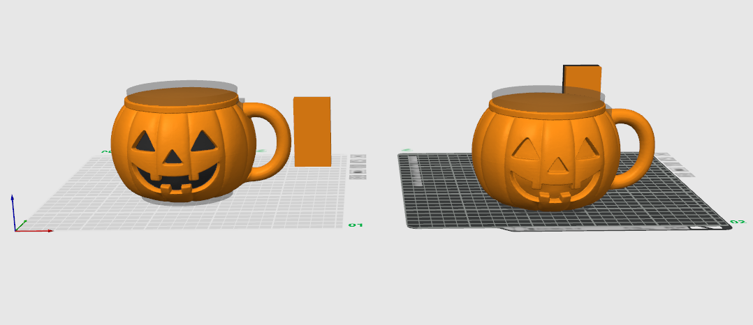 PUMPKIN ICE CREAM HOLDER