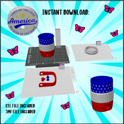 USA 12 OZ CAN HOLDER