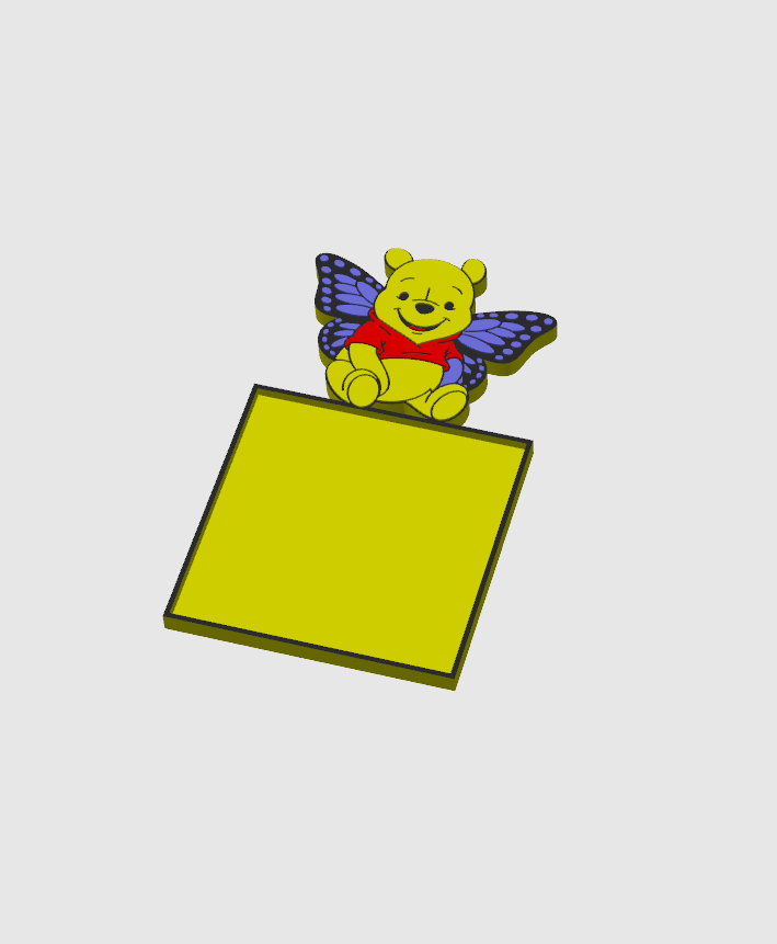 POOH STICKY NOTE HOLDER