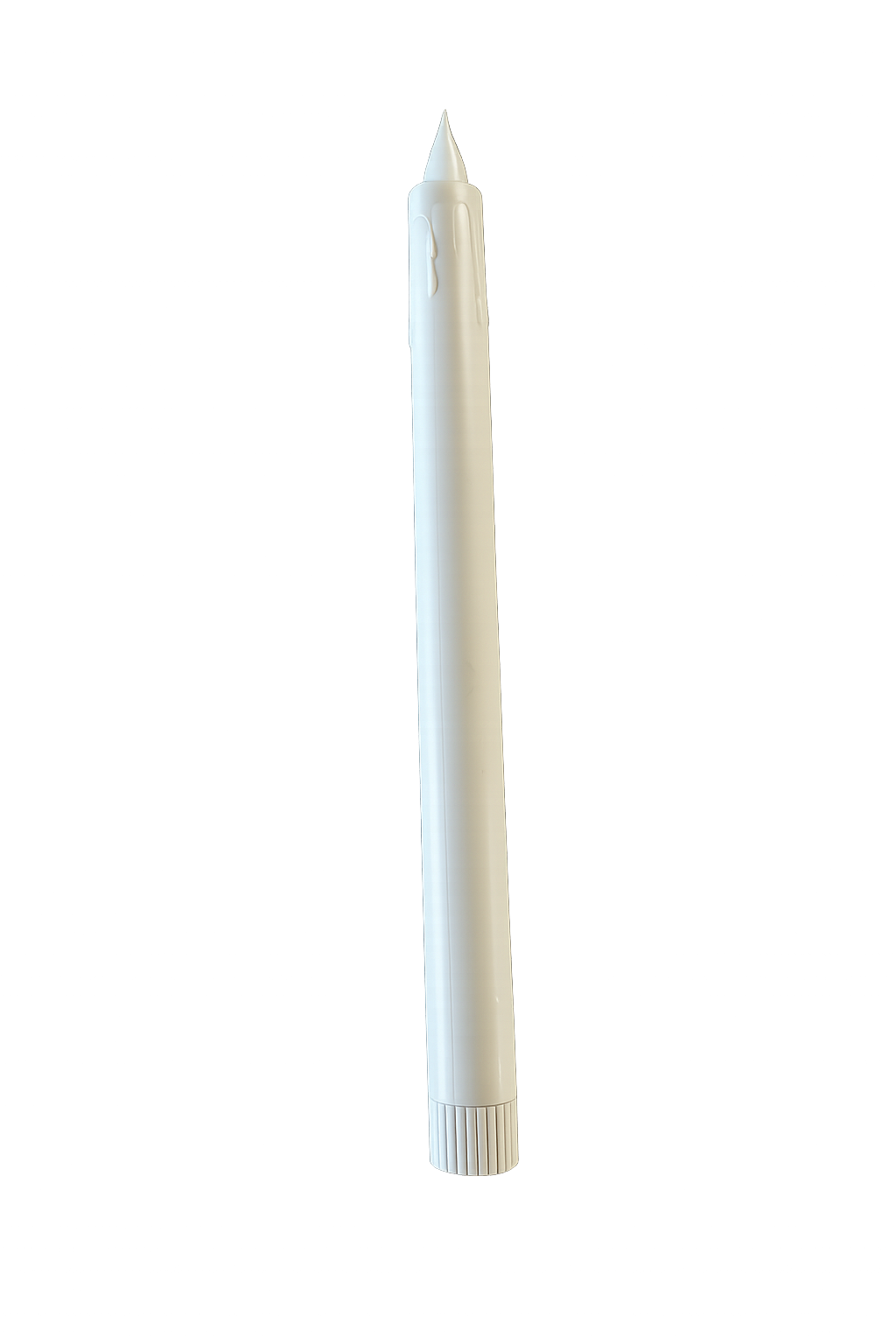 10.5" Ivory flameless candlesticks