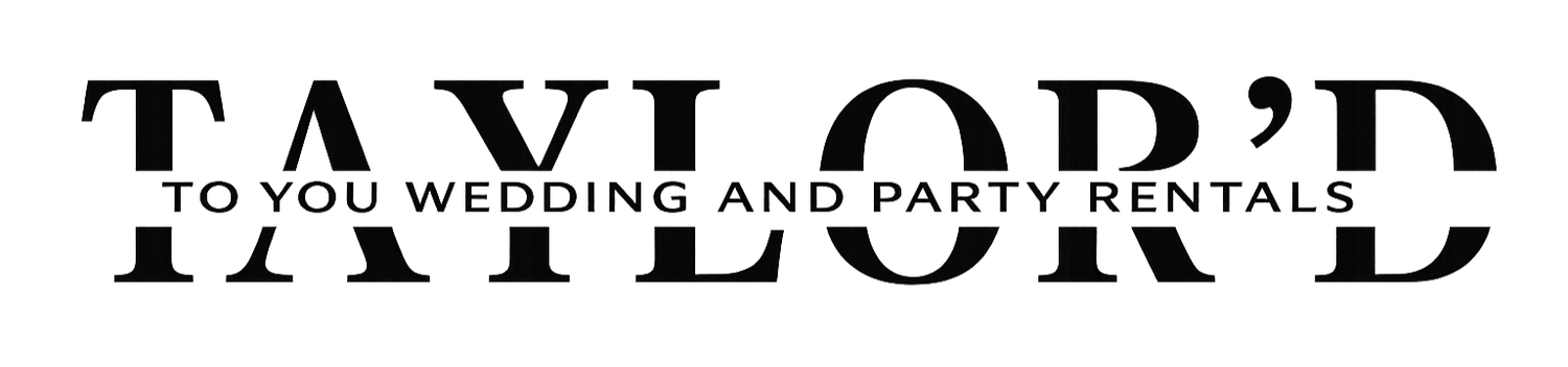 Taylor'd to you wedding and party rentals