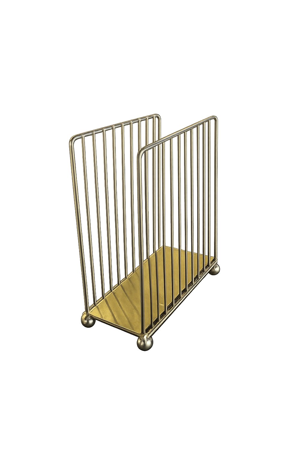Gold Standing Napkin Holder
