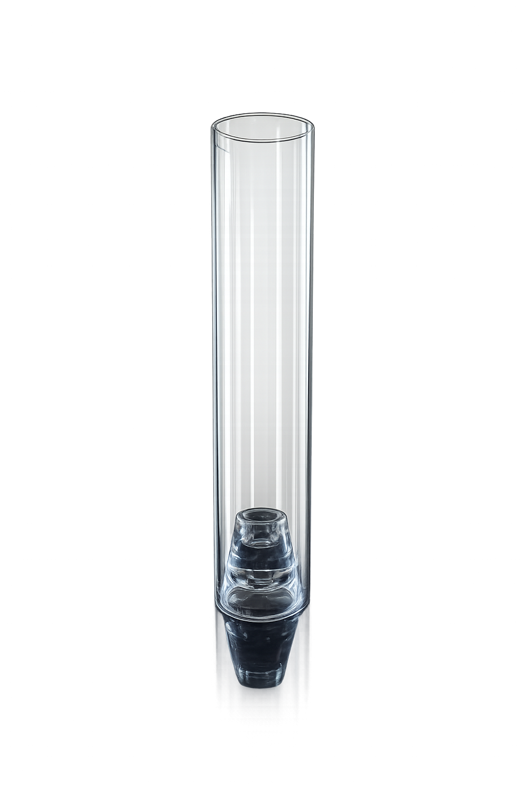 Glass Cylinder Candlestick Holders