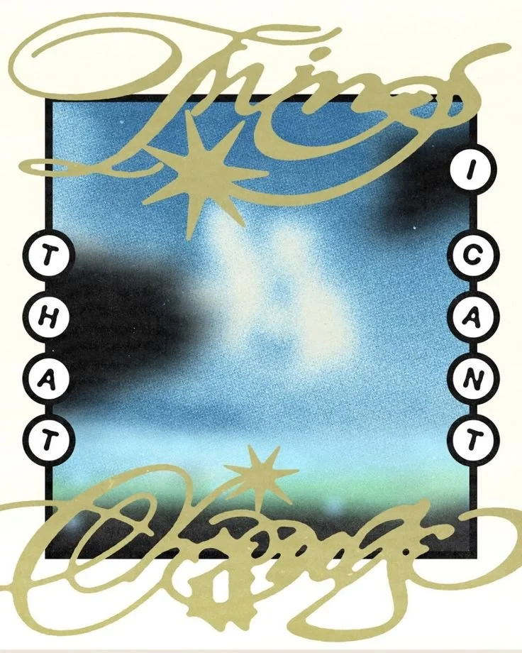 The cover of a magazine titled 'Ozone' with a space-themed design, featuring a blurred background of blue and black, and decorative gold text and stars.