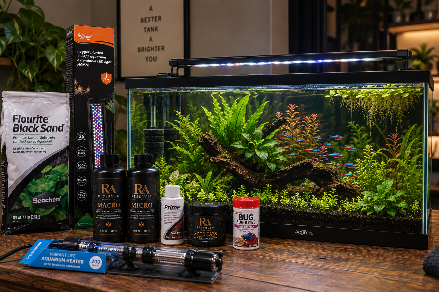 Nano Reserve | 10 Gallon Complete Aquarium Package