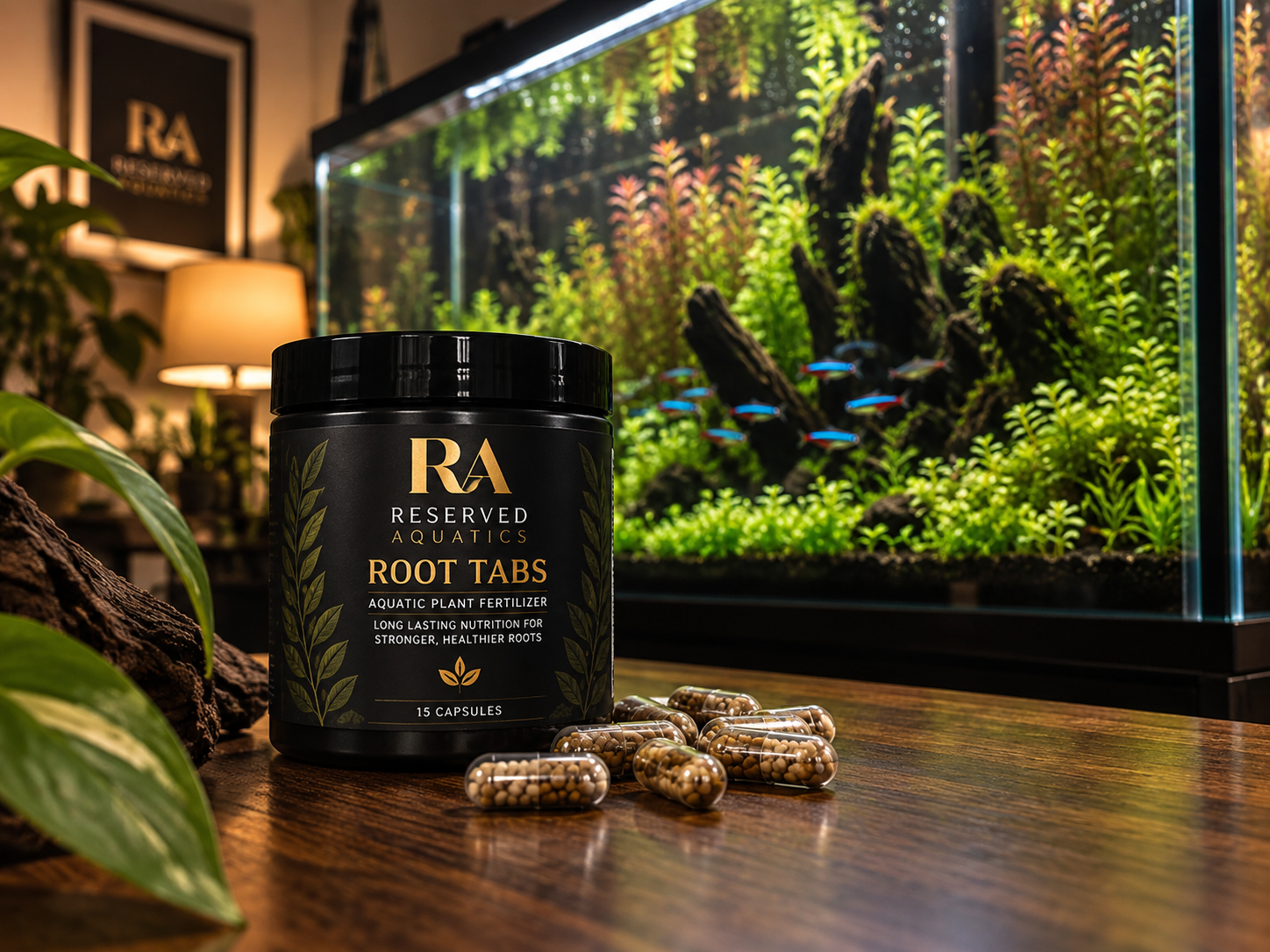 Fish and Fronds Root Tabs | 15 count
