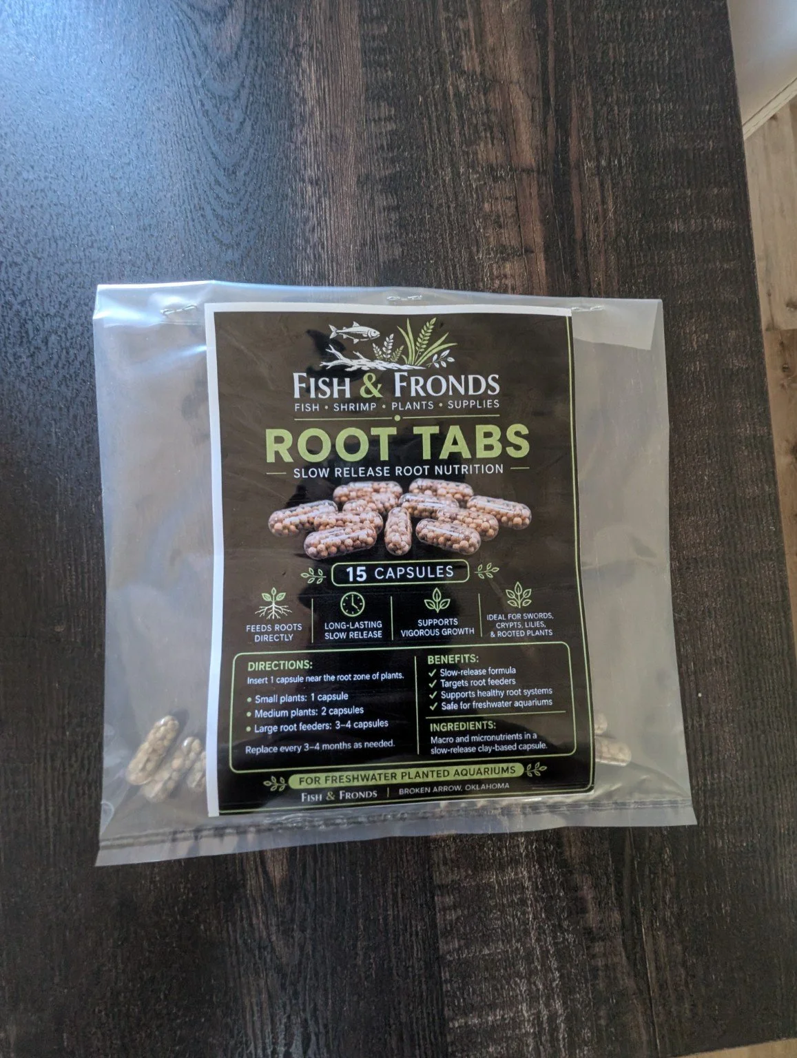 Fish and Fronds Root Tabs | 15 count
