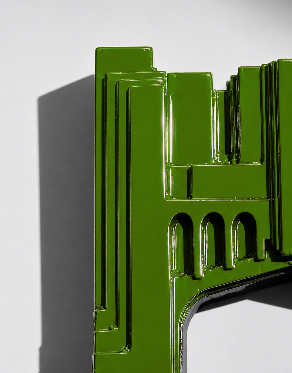 Bespoke architectural sculpture, lost wax cast.