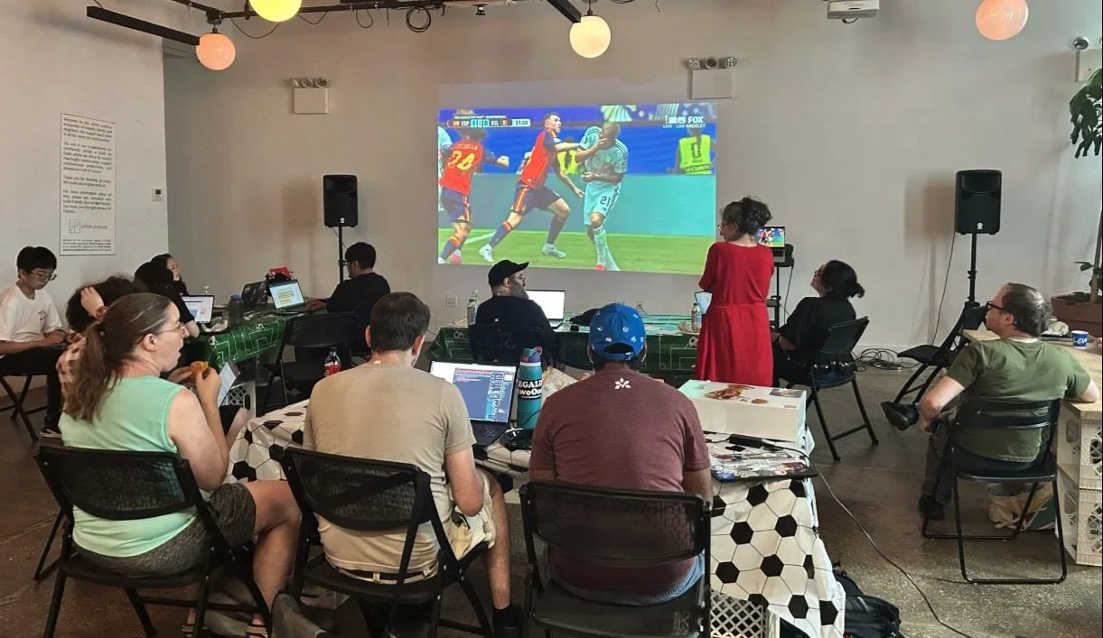 Our Wiki Loves Fútbol watch party was covered by The Athletic!