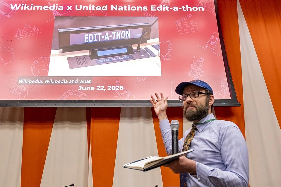 One day at the United Nations: 34 editors, 5 new articles, and 6,500 words