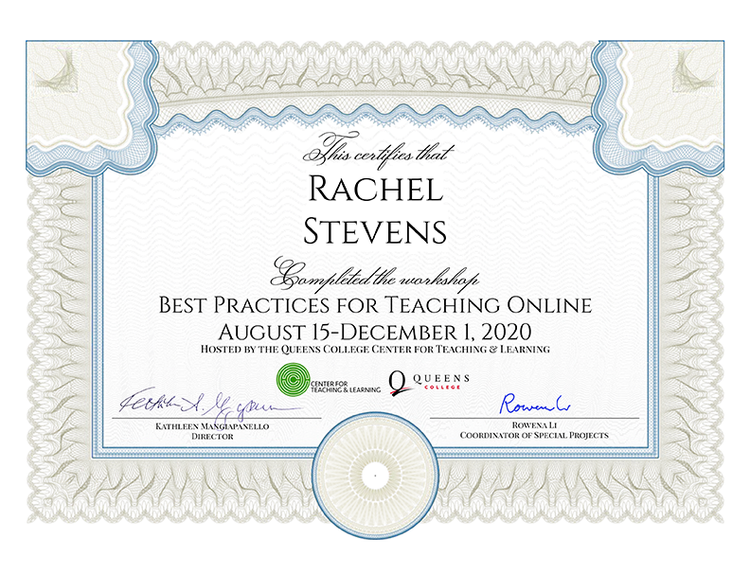 Best Practices in Online Teaching (Copy)