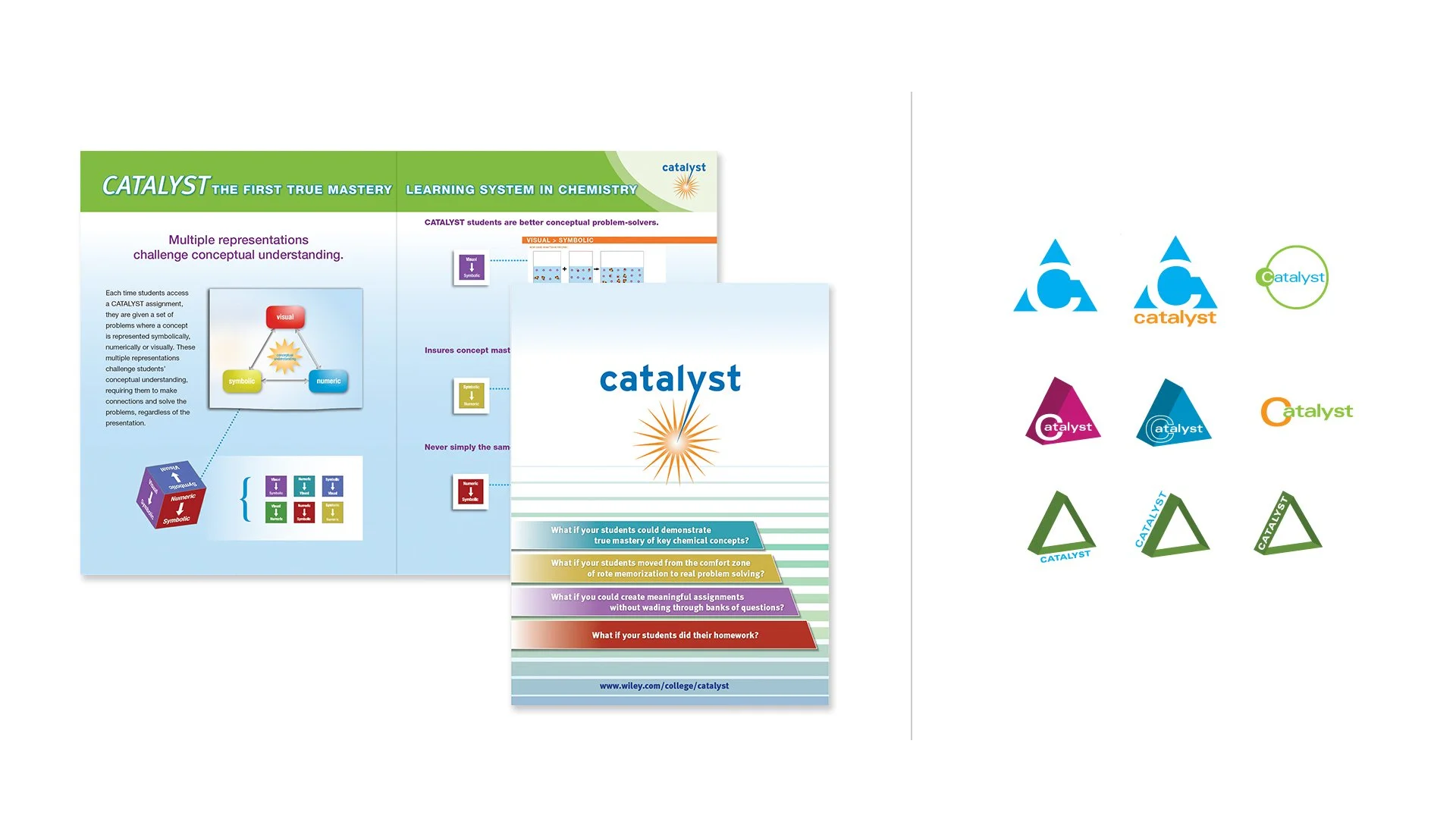 Catalyst brochure, Catalyst logo exploration