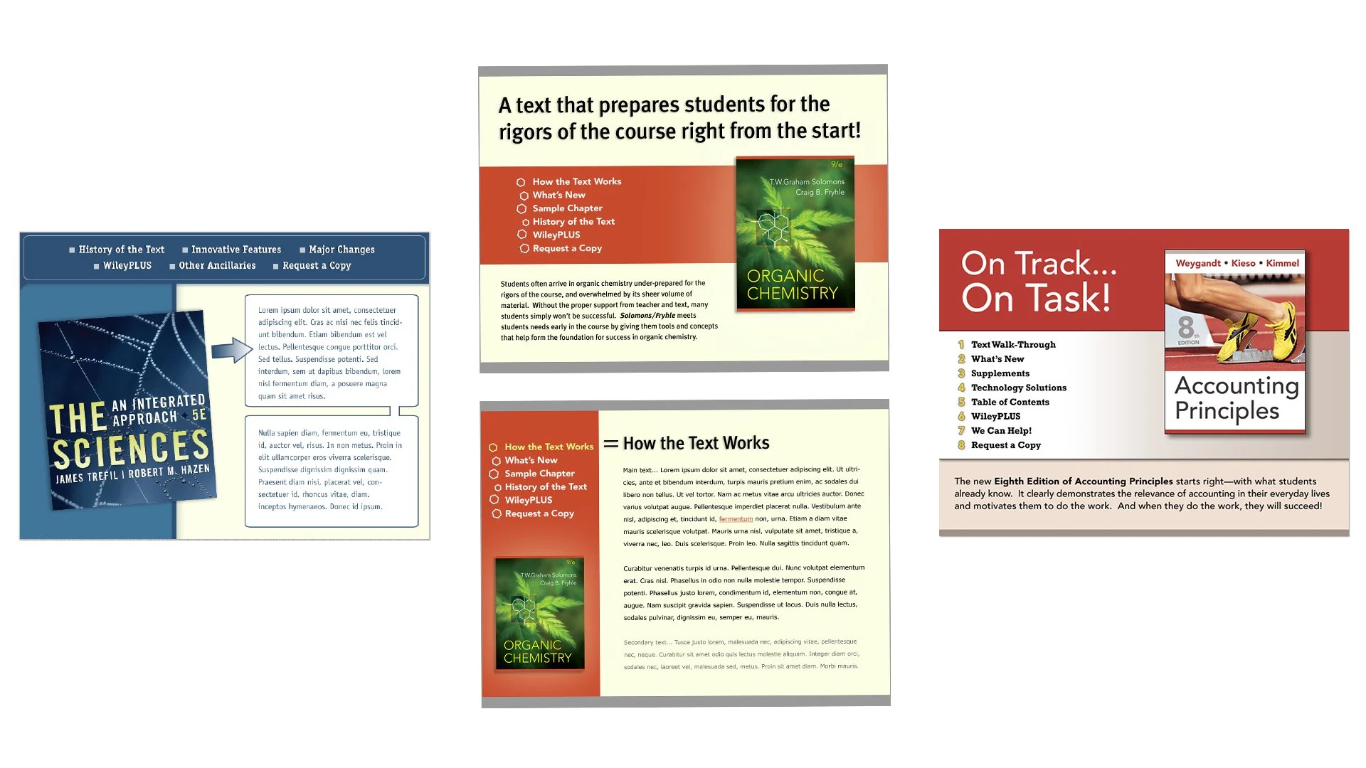 Interactive sites for individual textbooks